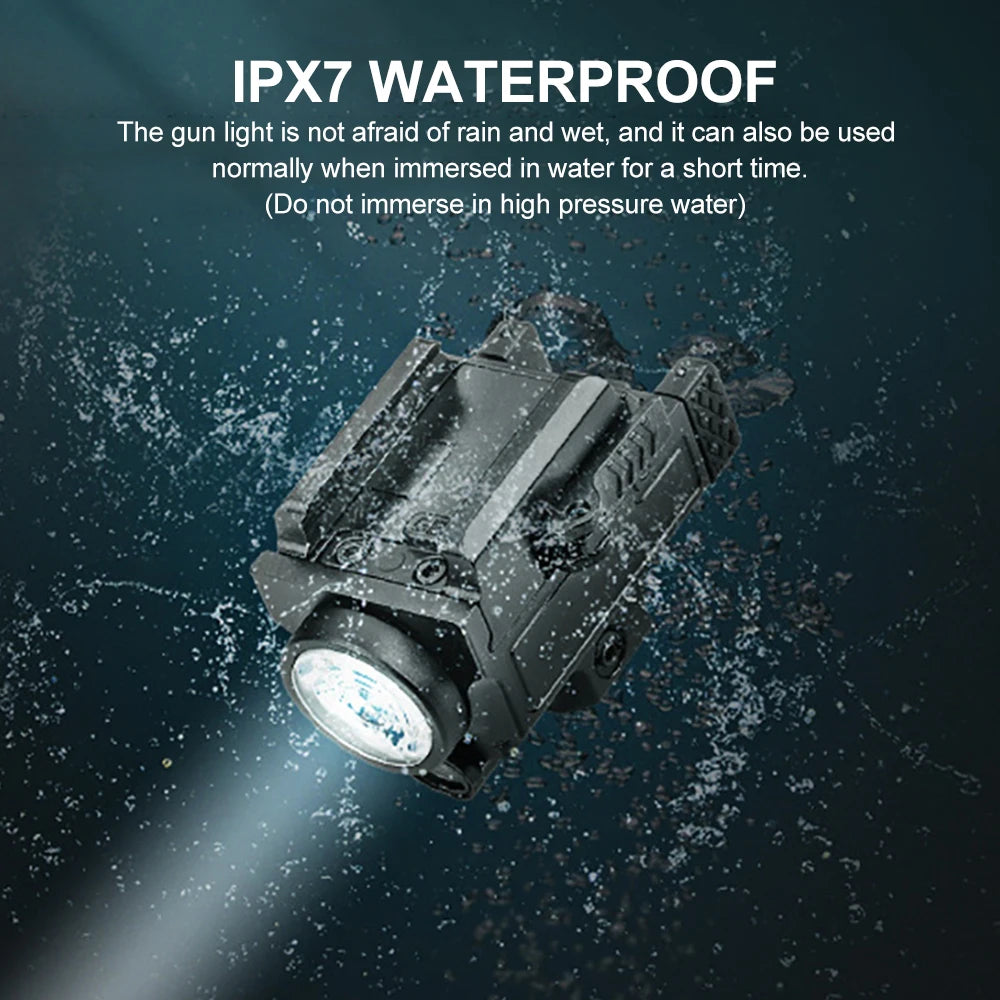 Solatac AR15 M4 1911 G17 G43X Green Laser & Flashlight Combo 800 Lumen ...