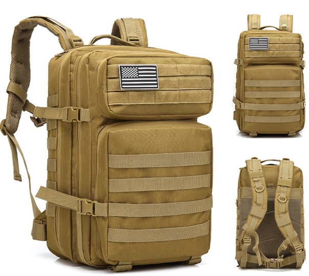 55 Letre Rucksack Military Tactical Backpack Large Rucksack 55 Litre kakhi – columbusegy.com